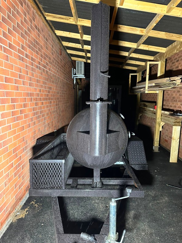 Smoker Foldable smoke stack Smoker Foldable smoke stack