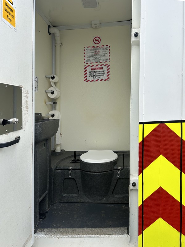 Building site toilet Building site toilet