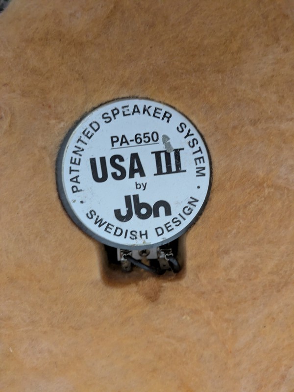 Jbn PA0650 speakers Jbn PA0650 speakers