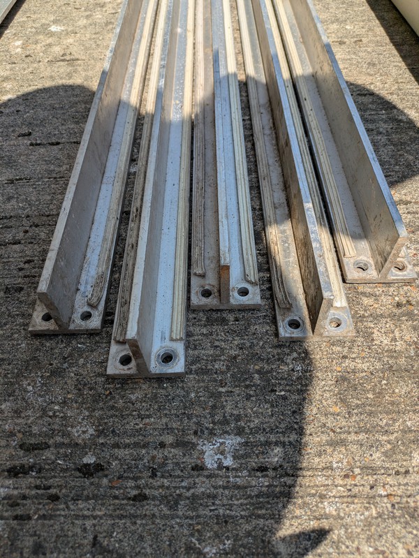 Zone array aluminium T bars Zone array aluminium T bars
