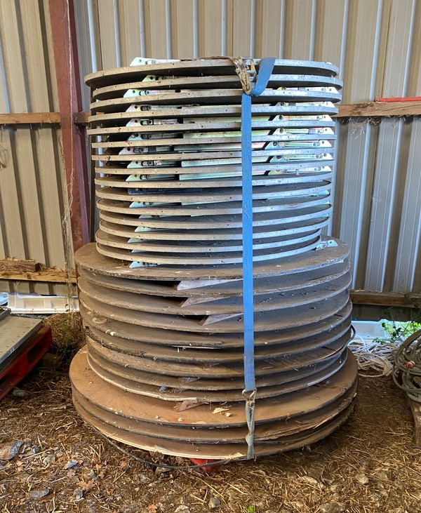 27x Round Folding Tables For Sale