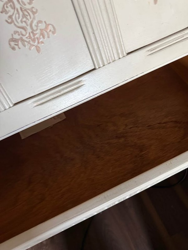 Up-cycled Wooden Bureau For Sale