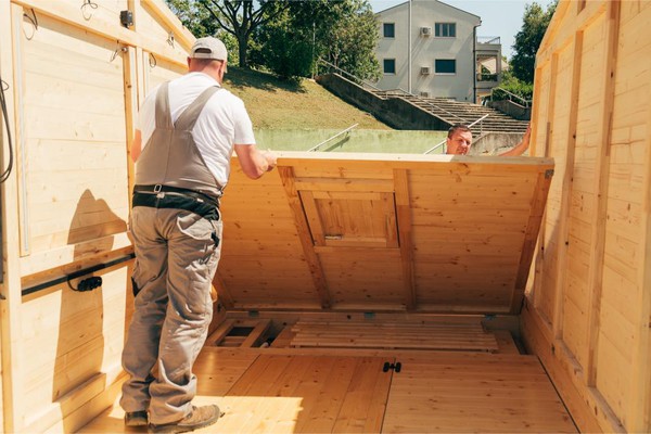 Folding shop huts for sale