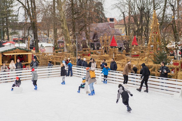 Used Christmas ice rink