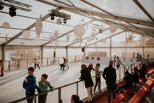 Ice rink in a marquee for sale