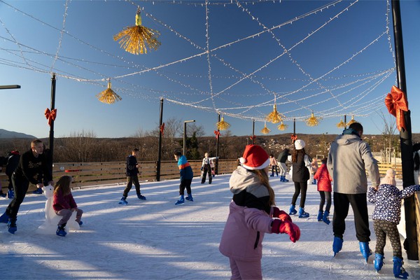 Winter seasonal ice rink Winter seasonal ice rink