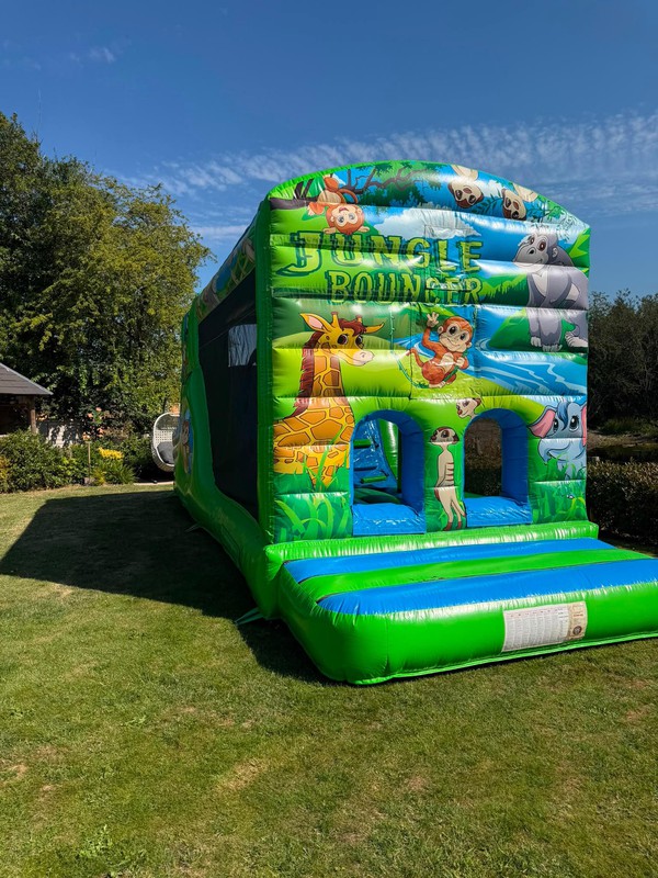 jungle theme inflatable obstacle course jungle theme inflatable obstacle course