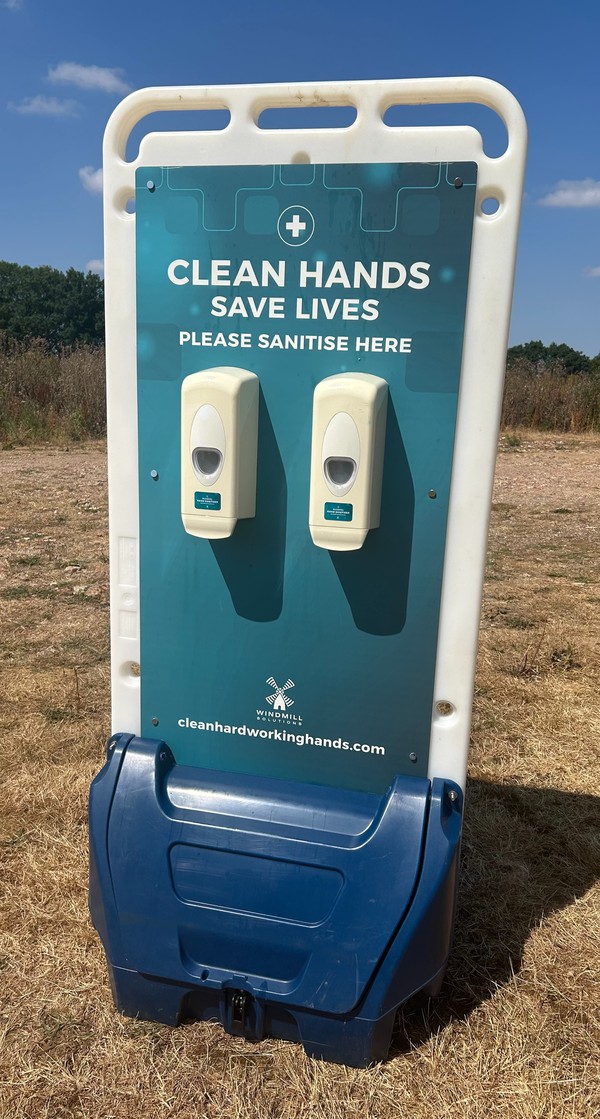 8x Hand Sanitiser Stands 8x Hand Sanitiser Stands