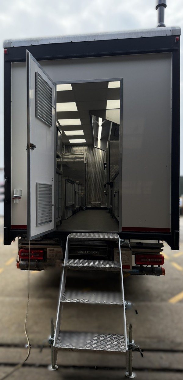 TV / Film Location Catering Lorry rear steps TV / Film Location Catering Lorry rear steps