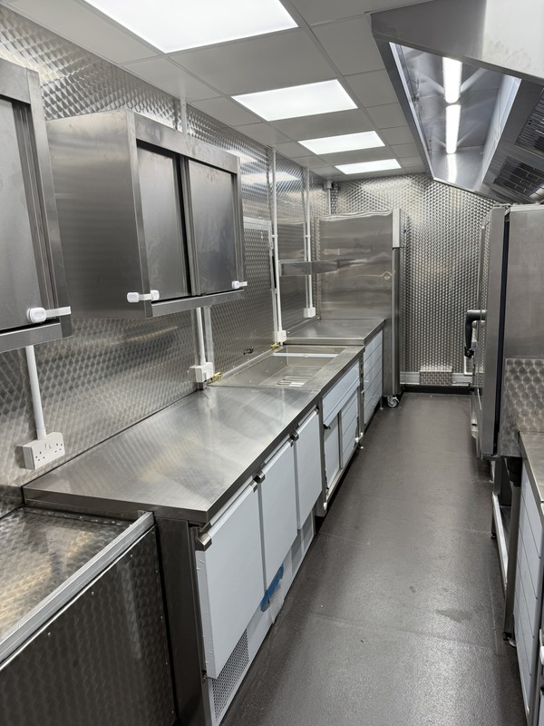 TV / Film Location Catering Truck with stainless steel inside TV / Film Location Catering Truck with stainless steel inside