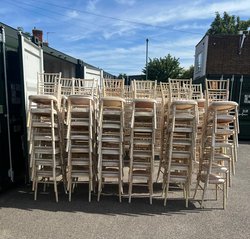 200x Limewash Chiavari Chairs For Sale