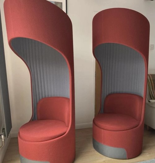 Pair Acoustic Enclosure Seat Pods