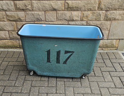 Wheeled Fiberglass Cart  / bin / tub for sale