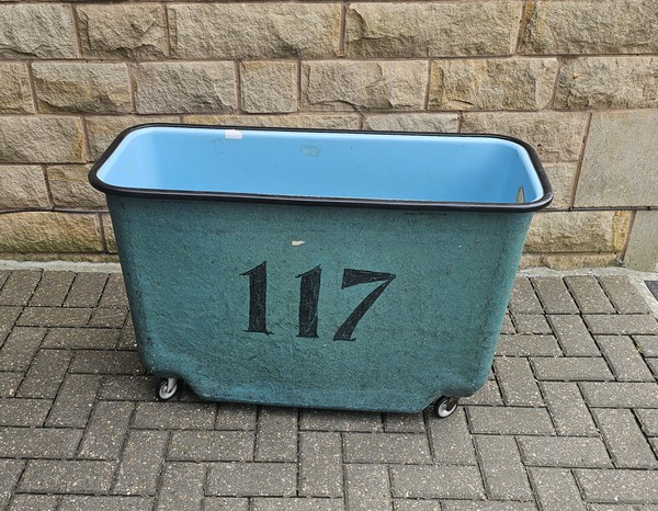 Wheeled Fiberglass Cart / bin / tub for sale Wheeled Fiberglass Cart / bin / tub for sale