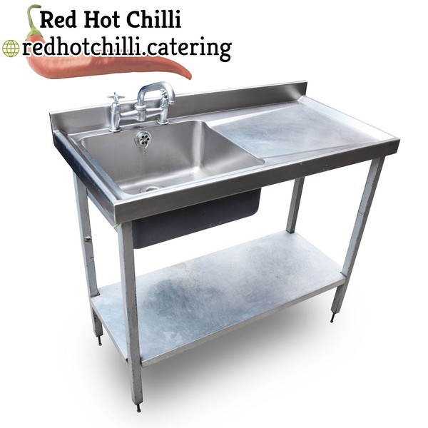 1.06m Stainless Steel Single Sink