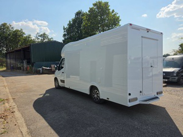 White catering van for sale