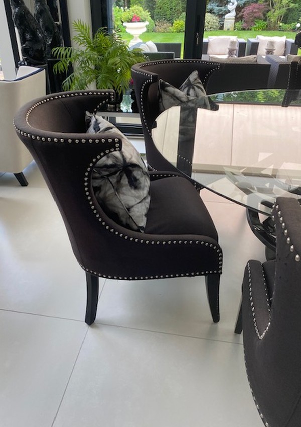 Second Hand Studded Designer Chairs