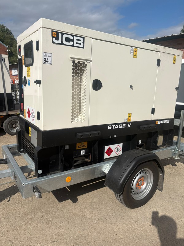 JCB generator on a trailer for sale JCB generator on a trailer for sale