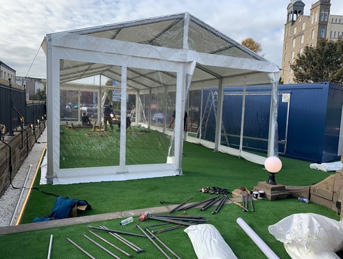 Large Hoecker Event Marquee For Sale