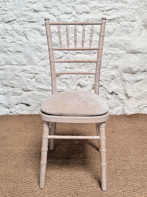 70x Limewash Chiavari Chairs For Sale