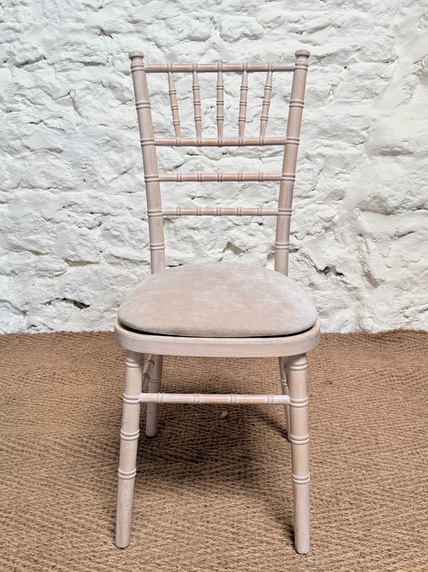 70x Limewash Chiavari Chairs For Sale