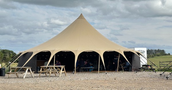 Second Hand 12m Diameter Canvas Tent