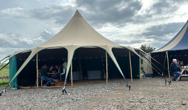 Used 12m Diameter Canvas Tent