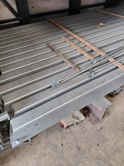 Roof beams for a  20m Roder GZ Marquee