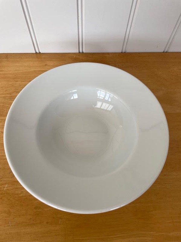 120x White Porcelite Pasta Plate 120x White Porcelite Pasta Plate