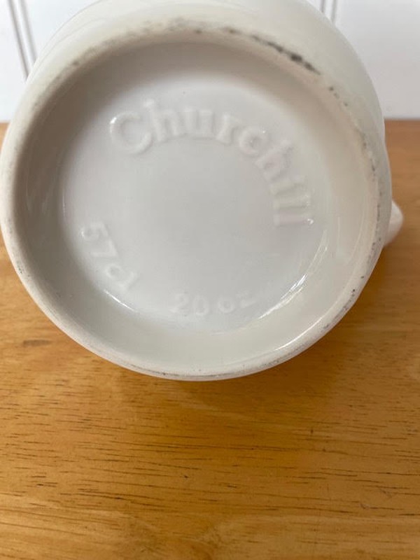 White Churchill Sandringham Milk Jug White Churchill Sandringham Milk Jug