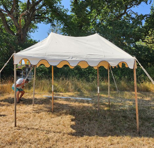 10x 3.1m x 2.4m Marquee Tops And Curtains