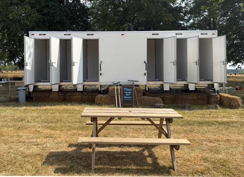 Six bay shower trailer for sale