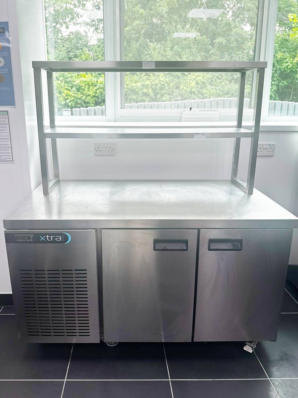 Two door prep fridge with two doors Two door prep fridge with two doors