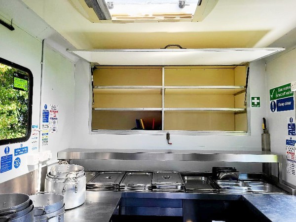 Catering truck with catering equipment Catering truck with catering equipment