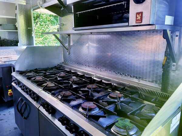 Double six burner ovens Double six burner ovens