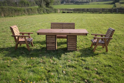 outside pine furniture set