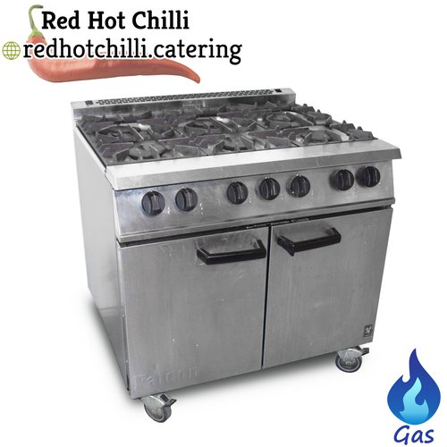 Six burner gas range for sale