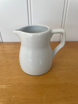 White Porcelite milk jug