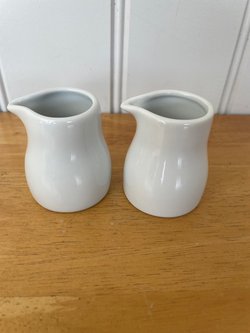 White Porcelite / Titan Individual Cream / Sauce Tots