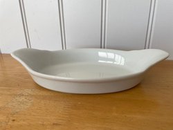 White UtopiaTitan Oval Eared Gratin Dishes