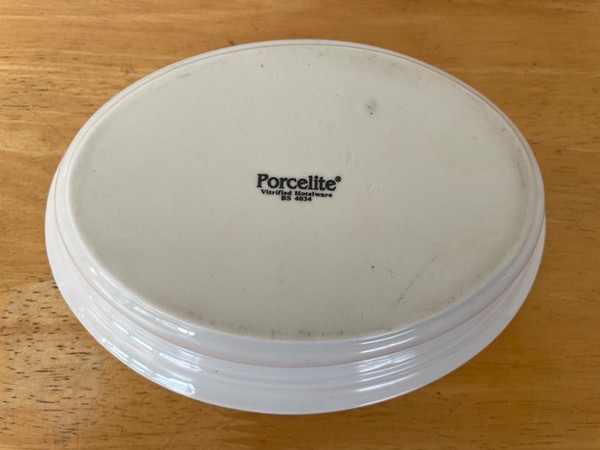 Porcelite pie dish for sale Porcelite pie dish for sale