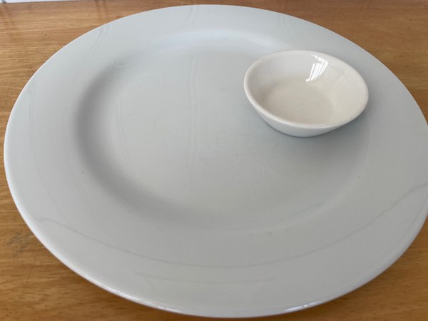 White Dudson dish White Dudson dish