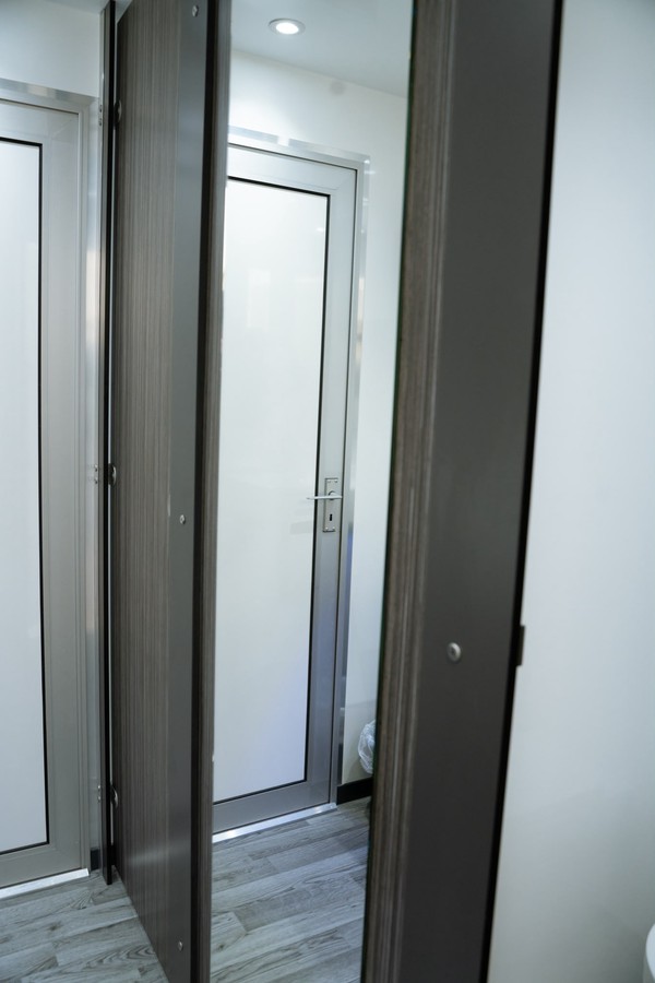 Toilet trailer interior Toilet trailer interior