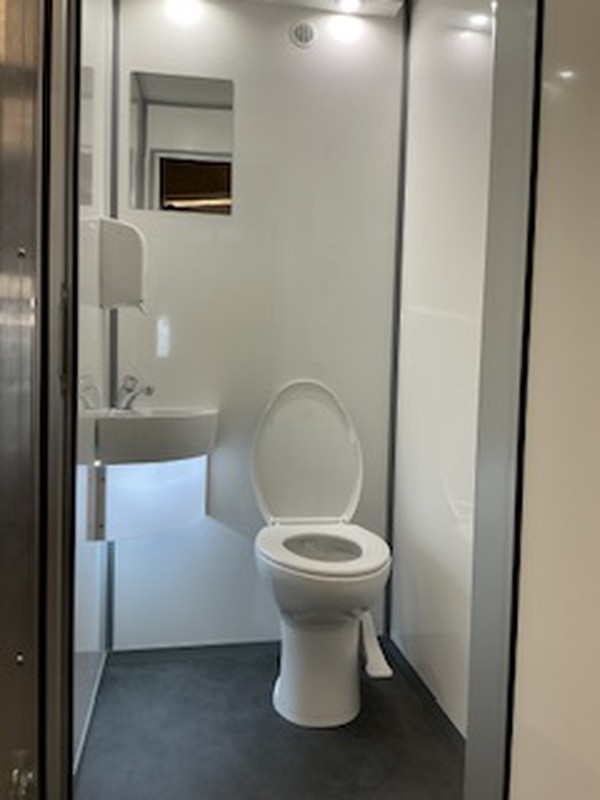 4 Bay Mobile Toilet Trailer for sale