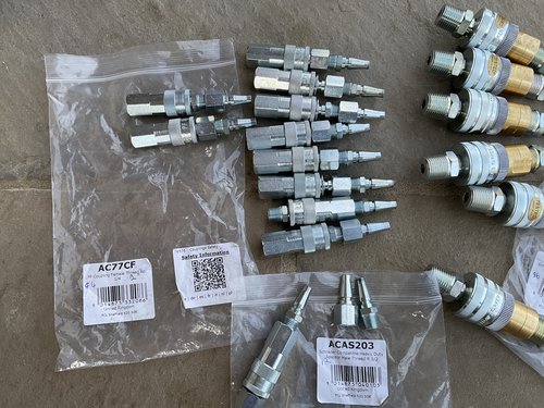 Compressed air fittings