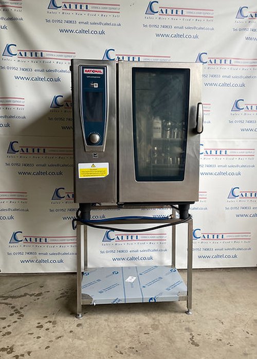 Rational SCC WE 101 Self Cooking Center 10 Grid Electric Combi on New Stand