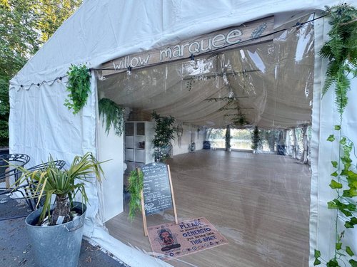 6m x 12m framed marquee for sale