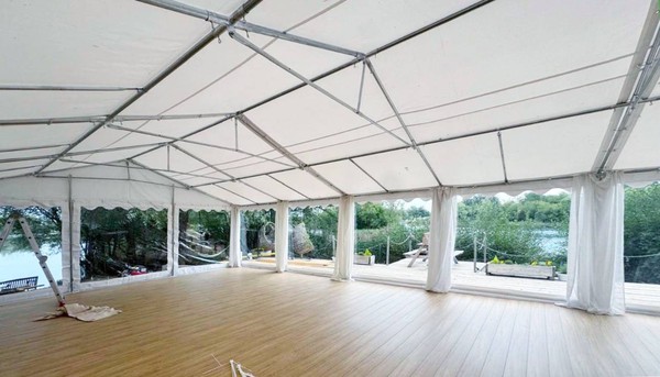 Tubular framed marquee 6m x 12m Tubular framed marquee 6m x 12m