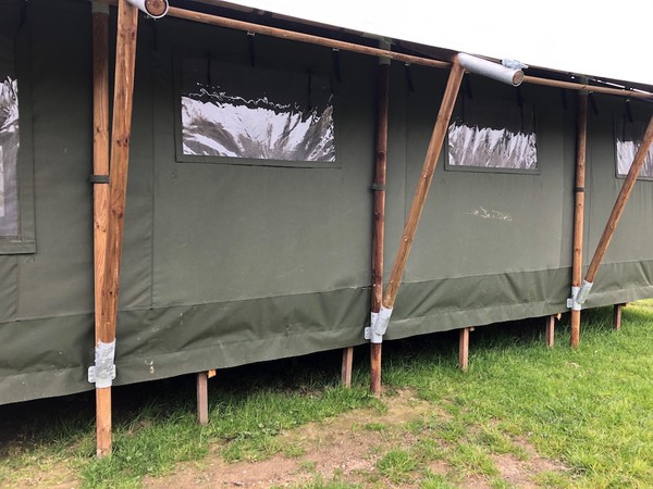 Green Canvas Safari Tent Green Canvas Safari Tent