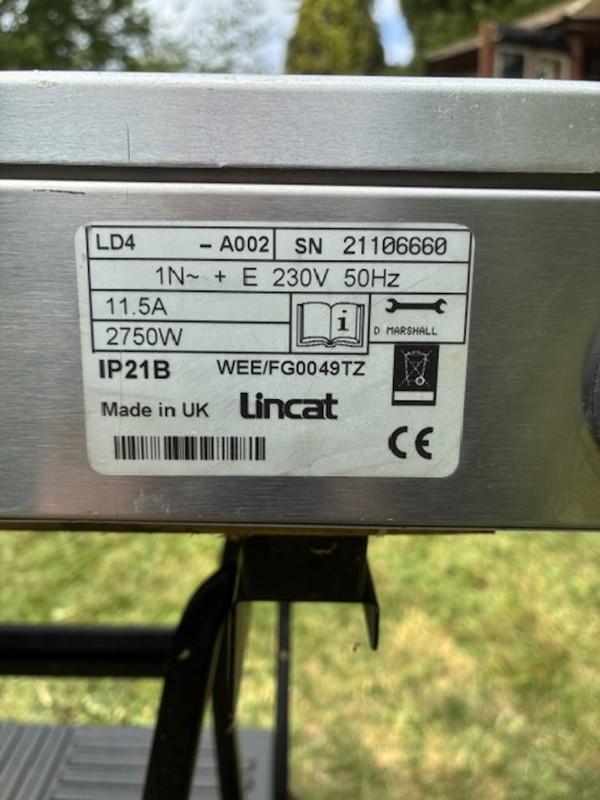Lincat LD4 gantry food warmer Lincat LD4 gantry food warmer